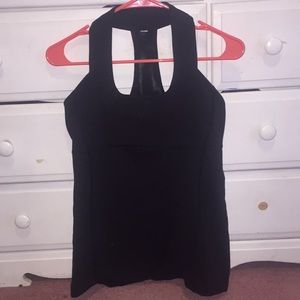 Black lululemon tank top